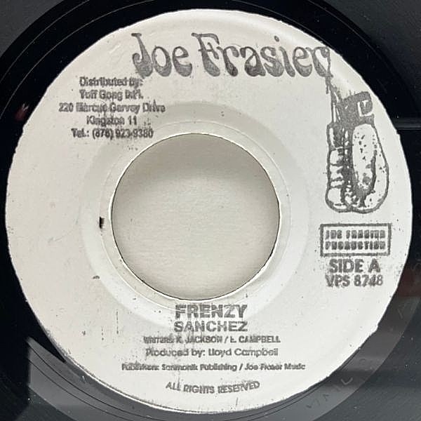 レコードメイン画像：【純正の爽快感溢れるミディアム・ビッグ・チューン】良好!! JAオリジナル 7インチ SANCHEZ Frenzy ('02 Joe Frasier) サンチェス 45RPM.