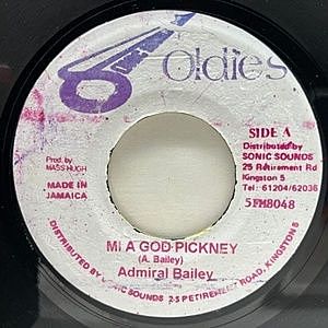 レコード画像：ADMIRAL BAILEY / Mi A God Pickney