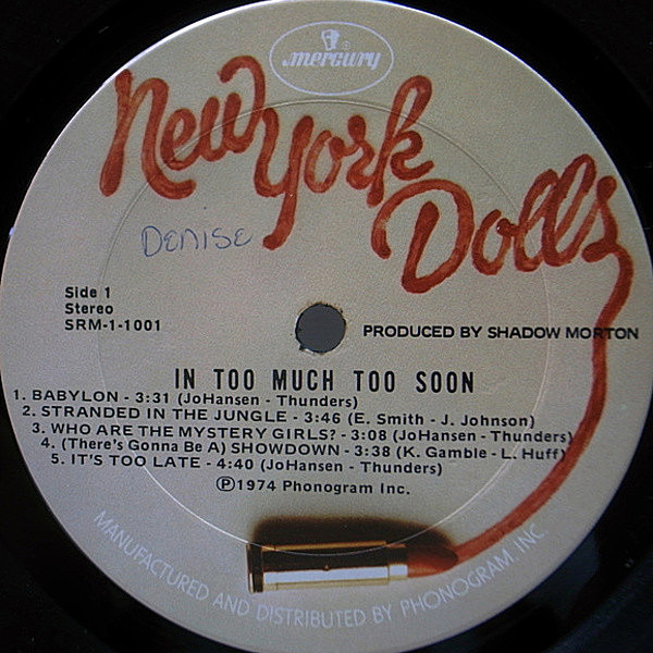 NEW ORDER YORK DOLLS 2LPレコード New York Dolls – New York Dolls – Vinyl (180 gr., LP, Album