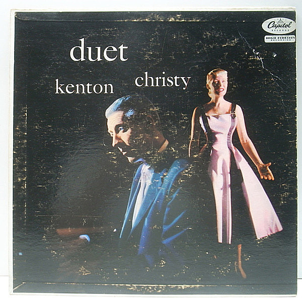 レコードメイン画像：MONO 初版リング・ターコイズ USオリジナル JUNE CHRISTY & STAN KENTON Duet ('55 Capitol) 絶品のデュエット！