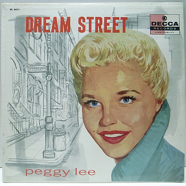 レコードメイン画像：音抜群!! FLAT 両溝MONO オリジナル PEGGY LEE Dream Street / 初期の名作 レア