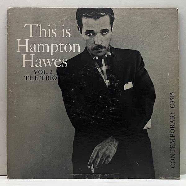 レコードメイン画像：レアな良好盤!! USオリジナル MONO 深溝 This Is HAMPTON HAWES Vol. 2 : The Trio ('56 Contemporary) ハンプトン・ホーズ・トリオ 名盤