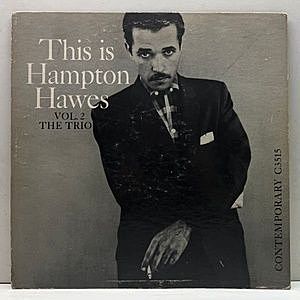 レコード画像：HAMPTON HAWES / This Is Hampton Hawes Vol. 2: The Trio