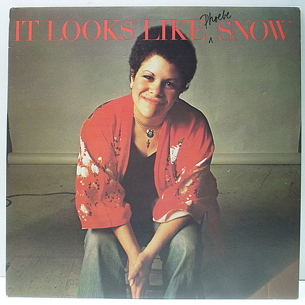 レコードメイン画像：美品 初版 PC規格 USオリジナル PHOEBE SNOW It Looks Like Snow ('76 Columbia PC 34387) 専用インナー 完品