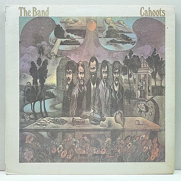 レコードメイン画像：USオリジナル 初版ライム・ターゲット THE BAND Cahoots ('71 Capitol) VAN MORRISON 参加 ザ・バンド 米 LP 原盤