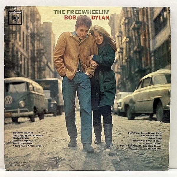 レコードメイン画像：激レア【MONO US 完全オリジナル】初版 GUARANTEED 2eyeラベ BOB DYLAN The Freewheelin' ～ (Columbia CL 1986) 風に吹かれて 米 モノラル
