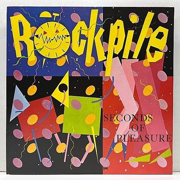 レコードメイン画像：USオリジナル 初版 カスタムLbl. ROCKPILE Seconds Of Pleasure ('80 Columbia) ロックパイル ロンドンの街角 Dave Edmunds, Nick Lowe