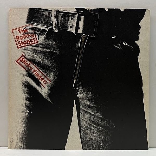 レコードメイン画像：レア!美盤! UKオリジナル ROLLING STONES Sticky Fingers (COC 59100) w./インサート Andy Warhol 特殊 Zipper Cover