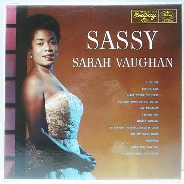 レコードメイン画像：美盤!! MONO両溝 SARAH VAUGHAN Sassy サラ・ヴォーン バラード集 名作 / 音も抜群です