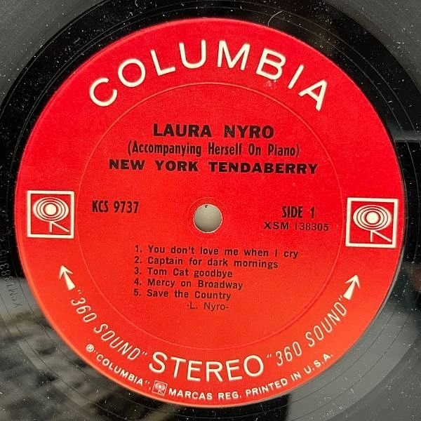 Laura Nyro New York Tendaberry Lp Columbia Waxpend Records