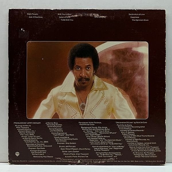 ALLEN TOUSSAINT / Motion (LP) / Warner Bros. | WAXPEND RECORDS
