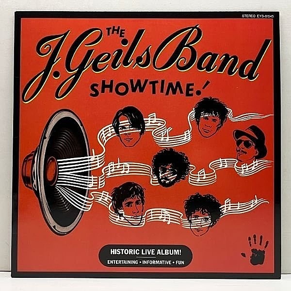 レコードメイン画像：美品!! JPNプレス J. GEILS BAND Showtime! ('82 EMI America) 解説シート付属 J.ガイルズ・バンド／ショータイム！