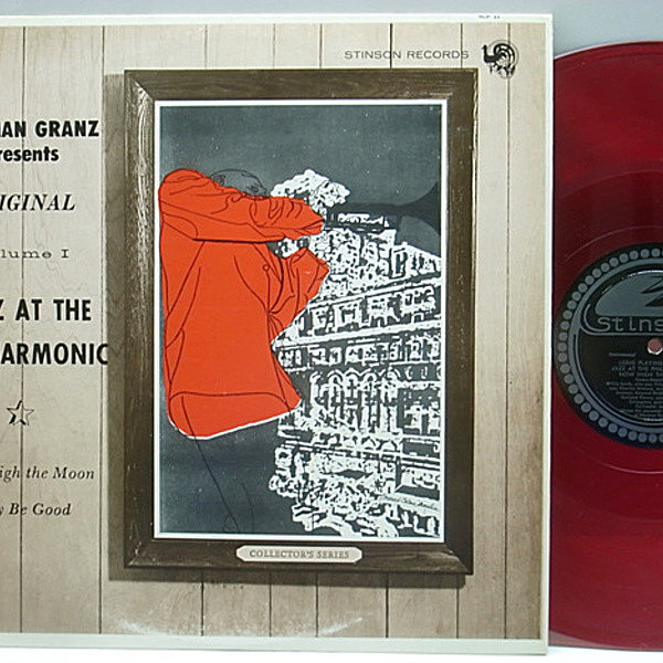 レコードメイン画像：美盤!抜けの良い音! STINSON 赤盤 MONO JAZZ AT THE PHILHARMONIC (JATP : Volume 1) NORMAN GRANZ