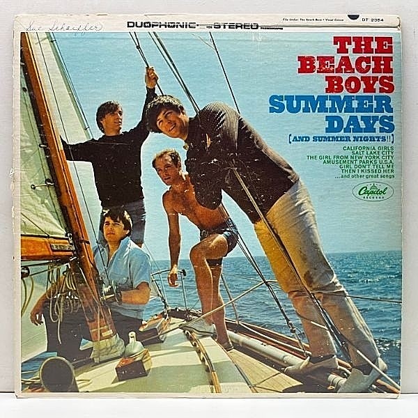 レコードメイン画像：USオリジナル 初版 虹ラベ THE BEACH BOYS Summer Days (And Summer Nights!!) ('65 Capitol) ビーチ・ボーイズ 米 LP 原盤