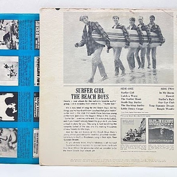 BEACH BOYS / Surfer Girl (LP) / Capitol | WAXPEND RECORDS