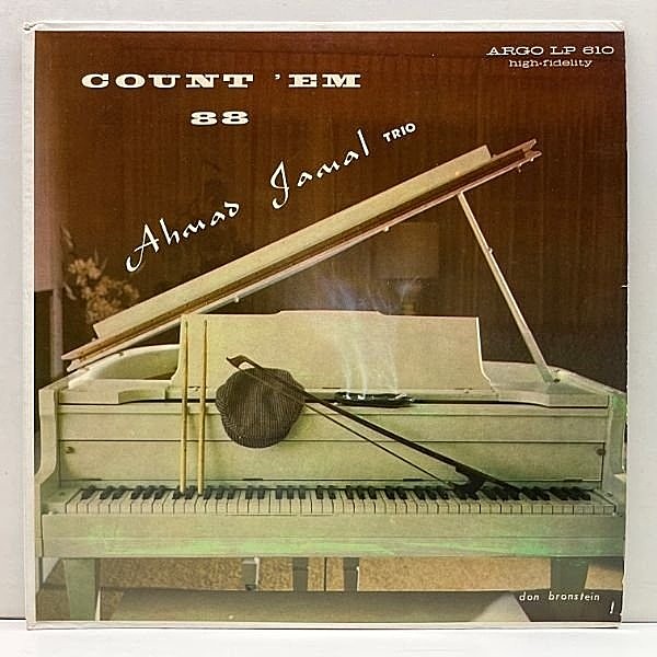 レコードメイン画像：【十分概ね良好】MONO 米初期プレス AHMAD JAMAL TRIO Count 'Em 88 ('56 Argo LP 610) アーマッド・ジャマル ピアノトリオ作品