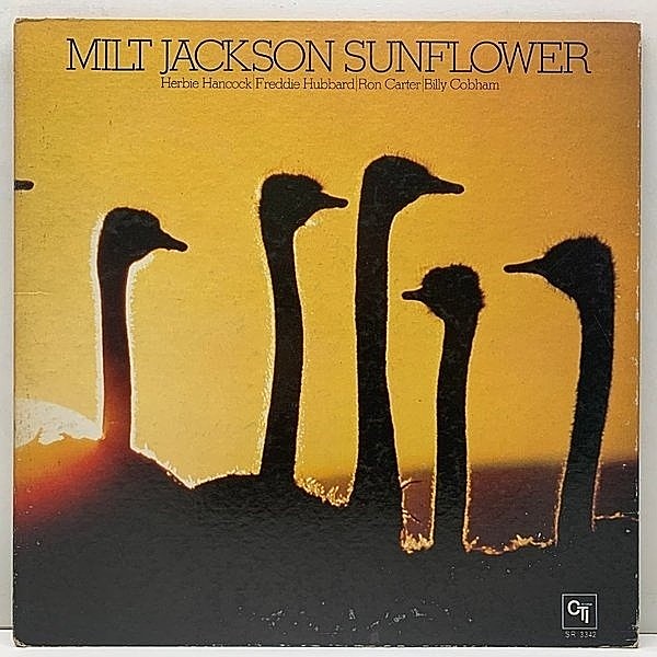 レコードメイン画像：良好盤!! JPNオリジナル MILT JACKSON Sunflower ('73 CTI 6024) Freddie Hubbard, Herbie Hancock ほか サンプリング例多数