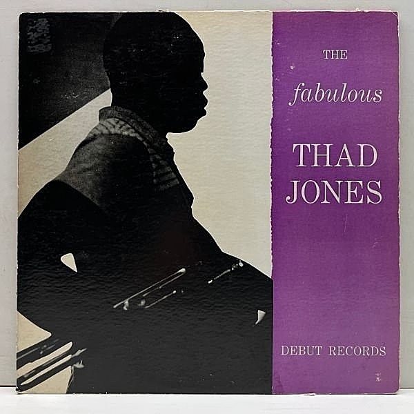 レコードメイン画像：激レア 良好盤!音質も抜群! 10 原盤 USオリジナル FLAT 深溝 THAD JONES The Fabulous (Debut DLP-12) w/ Charles Mingus, Hank Jones