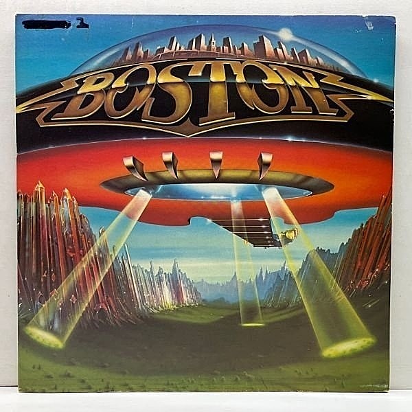 レコードメイン画像：極美盤!!【Wally刻印】USオリジナル 橙ラベ BC無し GFジャケ BOSTON Don't Look Back ('78 Epic FE 35050) ボストン LP 米 初回プレス