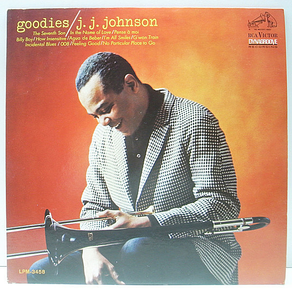 レコードメイン画像：ほぼ美品!! MONO 初版ニッパー 深溝 J.J. JOHNSON Goodies ('66 RCA) 豪華アレンジャー & CLARK TERRY, JOHN PIZZARELLI etc 名手揃い