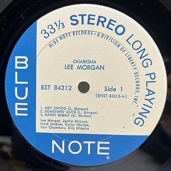 LEE MORGAN / Charisma (LP) / Blue Note | WAXPEND RECORDS LEE MORGAN / Charisma (LP) / Blue Note | WAXPEND RECORDS