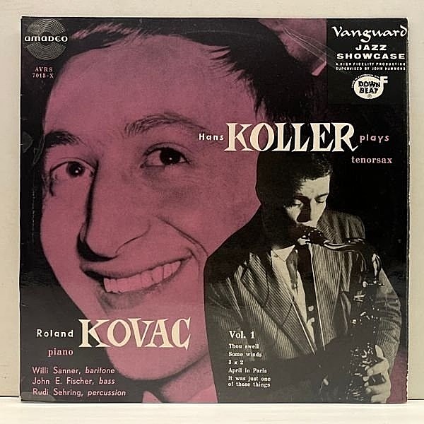 レコードメイン画像：【極美品】MONO オリジナル HANS KOLLER Plays Kovac Vol. 1 ('57 Amadeo) ハンス・コラー レア盤 Austria オーストリア盤オンリー