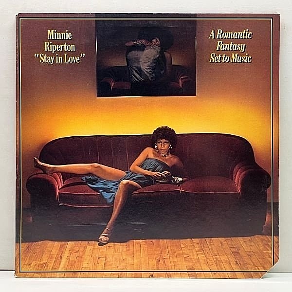 レコードメイン画像：良好盤!! 初版 橙ラベ USオリジナル MINNIE RIPERTON Stay In Love ('77 Epic) ミニー・リパートン 妖精の部屋 サンプリング ネタ