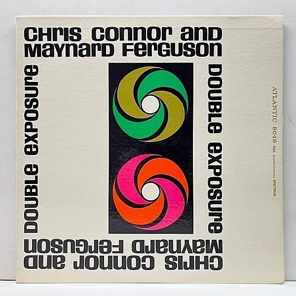 レコードメイン画像：USオリジナル MONO 初版 白ファン CHRIS CONNOR & MAYNARD FERGUSON Double Exposure ('61 Atlantic) 赤紫 3色Lbl. 米 初回 モノラル