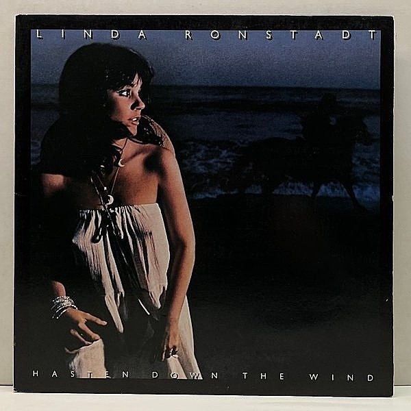 レコードメイン画像：美盤!! 初版 7E規格 青aラベ USオリジナル LINDA RONSTADT Hasten Down The Wind ('76 Asylum) リンダ・ロンシュタット 風にさらわれた恋