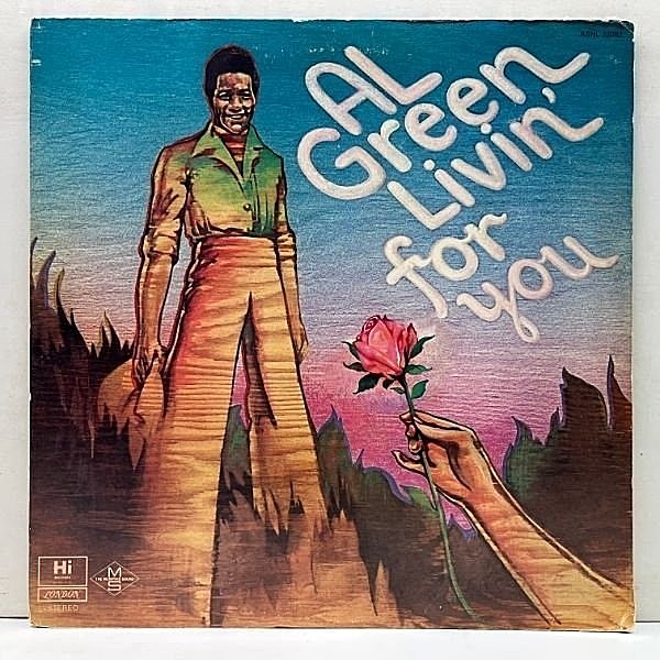 レコードメイン画像：【JAY-Z／Blueprintネタ】USオリジナル 初版 AL GREEN Livin' For You ('73 Hi) Free At Last ほか サンプリング アル・グリーン LP 原盤