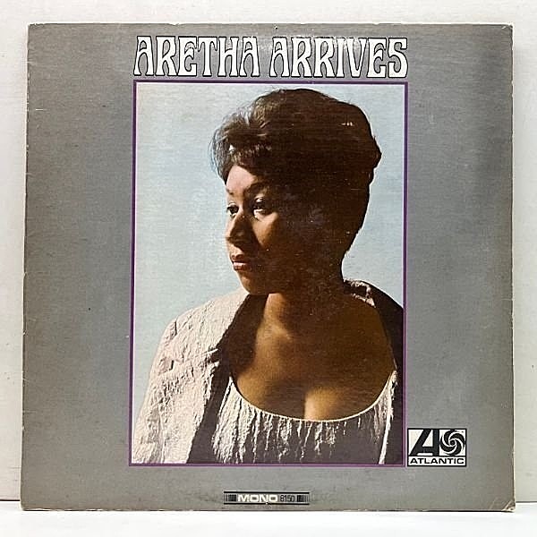 レコードメイン画像：MONO 米オリジナル ARETHA FRANKLIN Aretha Arrives ('67 Atlantic) Satisfaction, Baby, I Love You ほか US 初回 モノラル