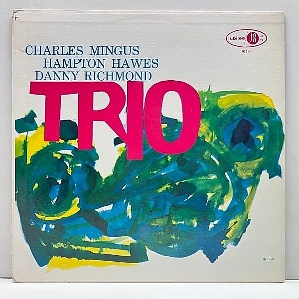 レコードメイン画像：【SONNY CLARK参加】良好!! MONO US初期プレス CHARLES MINGUS Three, Trio ('57 Jubilee) w/ HAMPTON HAWES, DANNIE RICHMOND