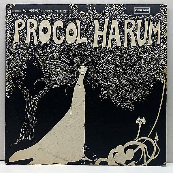 レコードメイン画像：Cut無し! ざら紙 USオリジナル PROCOL HARUM 1st デビュー作 ('67 Deram) 青い影 プロコル・ハルム Lp ドラムブレイク DRUM BREAK