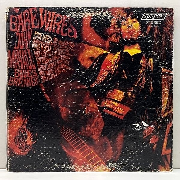 レコードメイン画像：USオリジナル 初版 BellSound刻印 JOHN MAYALL & THE BLUESBREAKERS Bare Wires ('68 London) Mick Taylor 参加 ジョン・メイオール