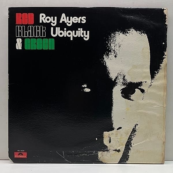 レコードメイン画像：ほぼ美盤!! USオリジナル 初版 赤ラベ ROY AYERS UBIQUITY Red Black & Green ('73 Polydor) Ain't No Sunshine ほか サンプリング