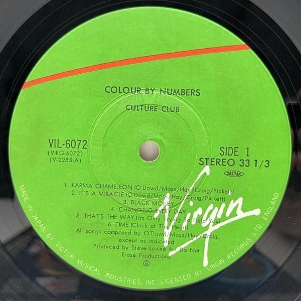 ワールドミュージック CD Culture Club Colour By Numbers TOCP53034 Virgin /00110 Ny0zODUxLmpwZWc.jpeg