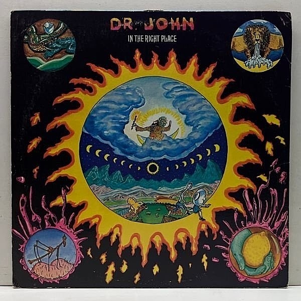 レコードメイン画像：Cut無し!美盤! 初版 1841BROADWAYリム USオリジナル DR. JOHN In The Right Place ('73 ATCO) Club Edition THE METERS 参加 サンプリング