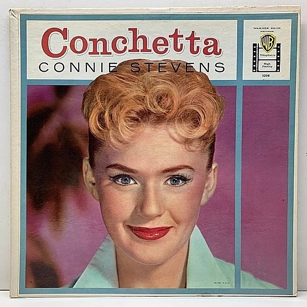 レコードメイン画像：良好!! MONO 初版グレー 深溝 USオリジナル CONNIE STEVENS Conchetta (Warner W 1208) コニー・スティーブンス 1st デビュー盤