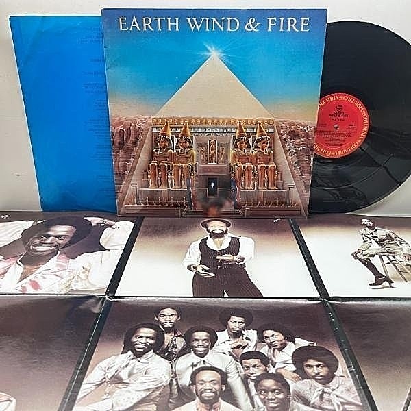 レコードメイン画像：【大判ポスター完品】美品!! 初版 JC規格 USオリジナル EARTH WIND & FIRE All 'N All ('77 Columbia) Fantasy, Brazilian Rhyme