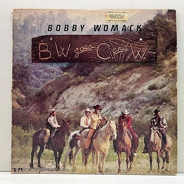 レコードメイン画像：USオリジナル BOBBY WOMACK BW Goes C & W ('76 United Artists) カントリーとの融合を試みた異色作！ボビーウーマック 米 初回プレス