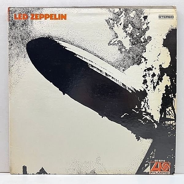 レコードメイン画像：【手書きAマト】US 完全オリジナル LED ZEPPELIN I ('69 Atlantic) レッド・ツェッペリン登場 1st デビュー 米 初回 BROADWAYアドレス