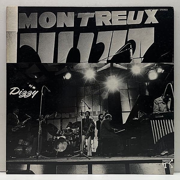 レコードメイン画像：美盤!! JPNオリジ DIZZY GILLESPIE At The Montreux Jazz Festival 1975 ('76 Pablo) ディジー・アット・モントゥルー '75 Milt Jackson