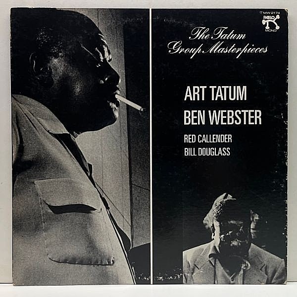 レコードメイン画像：美盤!! JPNプレス ART TATUM / BEN WEBSTER The Tatum Group Masterpieces (Pablo) Red Callender Bill Douglass ワンホーン・カルテット