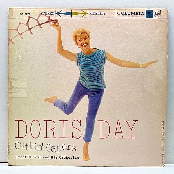 レコードメイン画像：美盤!! 初版 CBC無し 6eye 深溝 USオリジナル DORIS DAY Cuttin Capers ('58 Columbia CS 8078) ドリス・デイ 米 初回 Stereo ステレオ