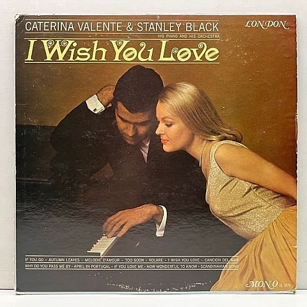 レコードメイン画像：プロモ UK EXPORT 深溝 MONO 米オリジ CATERINA VALENTE & STANLEY BLACK I Wish You Love ('62 London) カテリーナ・ヴァレンテ