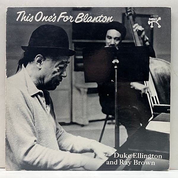 レコードメイン画像：良好!!【冊子付き】US 初期プレス DUKE ELLINGTON & RAY BROWN This One's For Blanton (Pablo) 故ジミー・ブラントンに捧げた名作