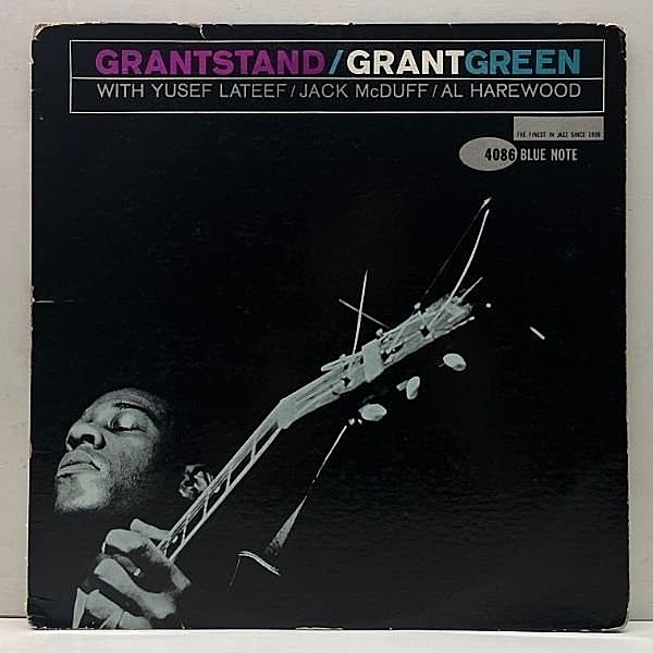 レコードメイン画像：MONO NEWYORK オリジナル GRANT GREEN Grantstand (Blue Note BLP 4086) RVG刻印 耳[Ear=Plastylite] w/ Yusef Lateef, Jack McDuff