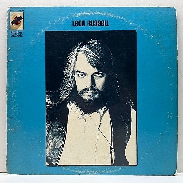 レコードメイン画像：US初期プレス Supermanロゴ [黒塗り修正] LEON RUSSELL Same／1st デビュー作 (Shelter SW-8901) A Song For You レオン・ラッセル