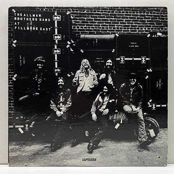 レコードメイン画像：【ATGP刻印＆ATDK刻印／初版BROADWAY／PINKラベル】良好盤!! 2LP 米 USオリジナル ALLMAN BROTHERS BAND At Fillmore East ('71 Capricorn)