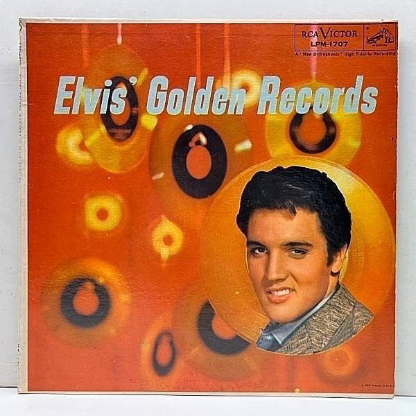 レコードメイン画像：良好!! MONO USオリジ ニッパー 銀文字 深溝 ELVIS PRESLEY Elvis' Golden Records ('58 RCA) エルヴィス・プレスリーのゴールデンレコード